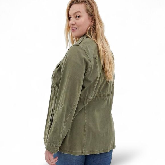 Torrid Twill Anorak Utility Jacket Size Large - Picture 6 of 16